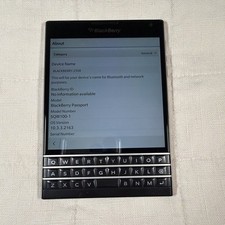 BlackBerry Passport Black SQW100-1 Unlocked 32GB 3GB RAM 13MP Smartphone
