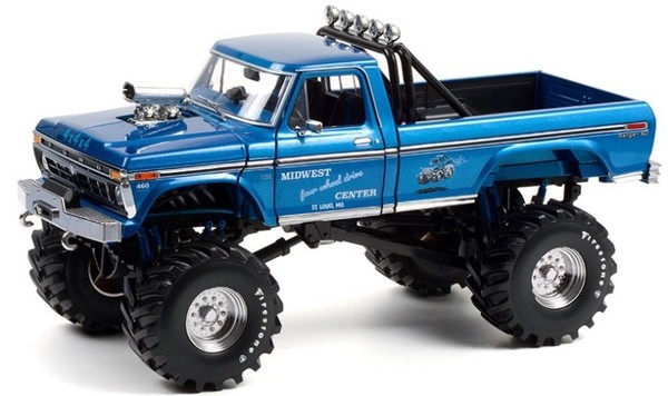 Greenlight, Ford F-250 Monster Truck 1974 Midwest Four, 1/18, GREEN13605-image