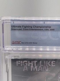UFC Dreamcast CGC 9.4 A++ Ultimate Fighting Championship Sealed Graded Not PSA 