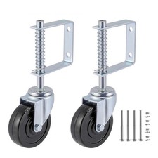 Gate Caster gate Wheel 4 , Heavy Duty Gate Caster Wheel with Spring Loaded