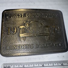 VINTAGE 1979 FOREST GROVE ROTARY CONCOURS D'ELEGANCE BUCKLE