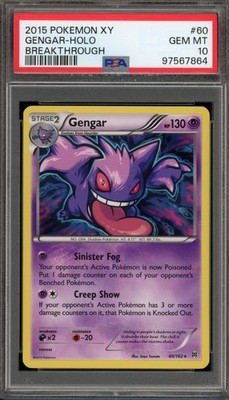 Gengar [Holo] #60 from Breakthrough ((2015)) – Pokémon card