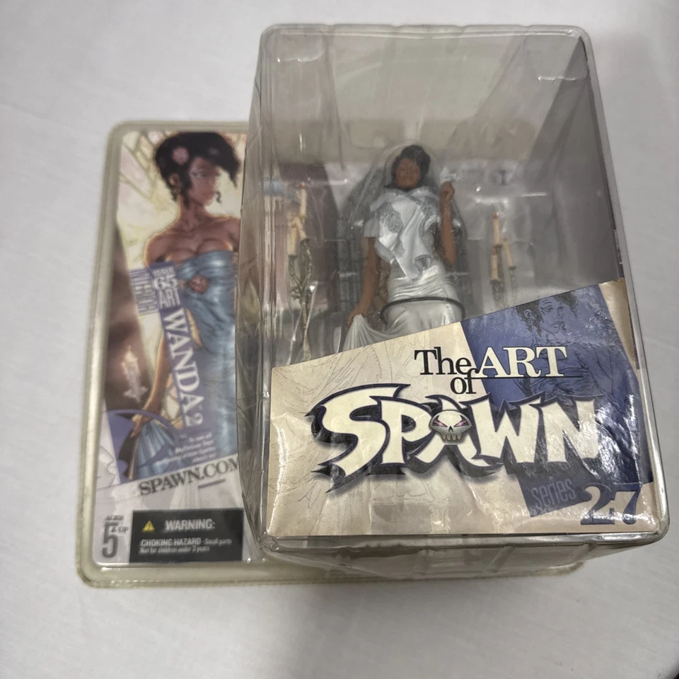 Figura de acción McFarlane Toys Spawn Wanda 2005 serie 2 nueva en caja cómic coleccionable Foto 2 de 4