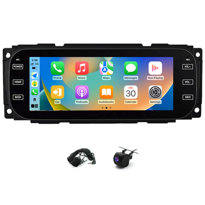 For Chrysler 300M 1999-2004 CarPlay Android 14 Car Stereo Radio GPS Navi 6.86''