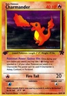 Damaged, English Pokemon Regular Charmander - 50/82 - Common - 1st Edition Team