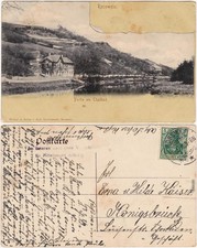 Ansichtskarte Rosswein Roßwein Partie am Thalbad 1908