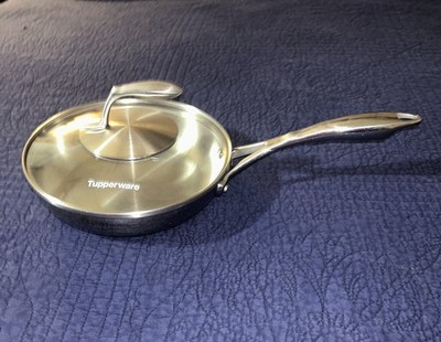 Tupperware Chef Series 8in/20cm Open Fry Pan Stainless Steel With