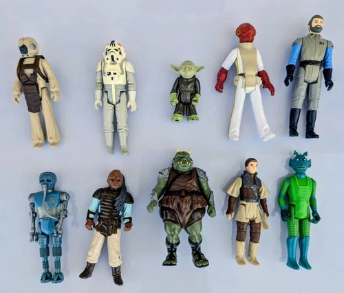 Lot of Vintage Star Wars 1978–1983 Kenner Action Figures (one owner) many pics!