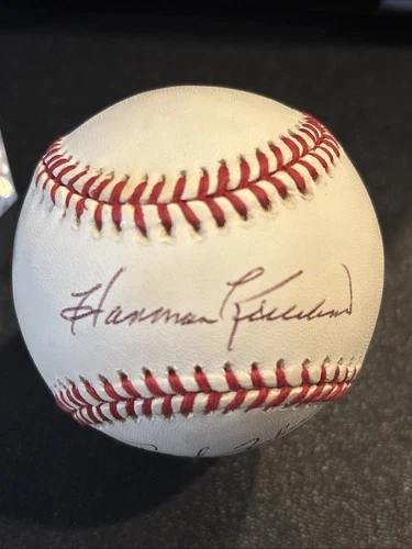 BASEBALL~SIGNED HARMON KILLEBREW (HOF) RAWLINGS AMERICAN LG OLB BASEBALL & CUBE~