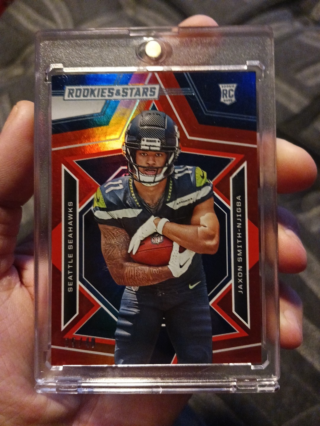 2023 Panini Rookies & Stars Jaxon Smith-Njigba /40 #151 Red White & Blue Rare