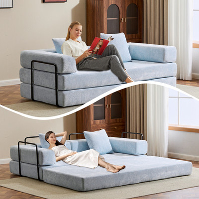  FREE SHIPPING! Couch/Sofa/Bed Sleeper NO ASSEMBLY 4 Living Room, Guest. Bed!