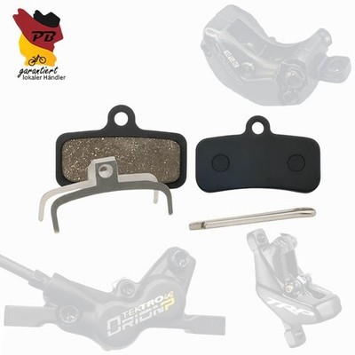 Bremsbeläge 4-Kolben passt für  Tektro Orion, Dorado /  TRP DHR EVO Trail, Slate