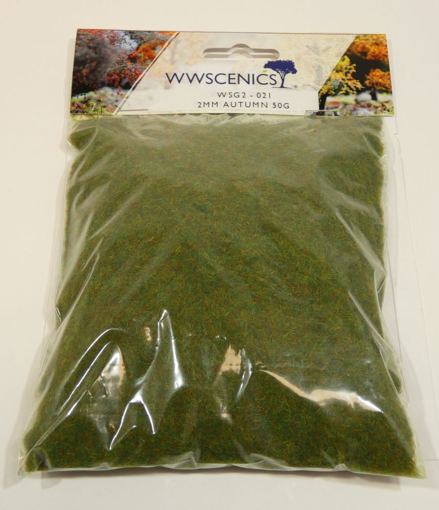 WWScenics WSG2-021 2mm Autumn Static Grass 50g