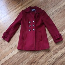 Ann Taylor Vtg Dubble Breasted Jacket Med In Red. In Mint Condition!!
