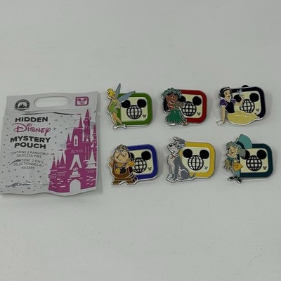 2025 Disney s Walt Disney World D Wave B Hidden Disney Pin Complete Set w/Chaser