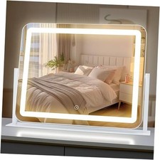 Vanity Mirror with Lights, Large Makeup Mirror, LED 22.2"L x 16.3"W White