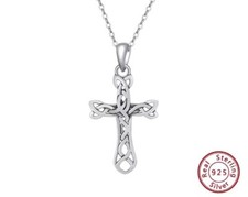 Sterling Silber Kleeblatt Halskette, Silberklee, Silber Shamrock, 4 Blatt Klee Halskette, Glück, Klee, Irisch, Keltisch, Halskette, Zierlich
