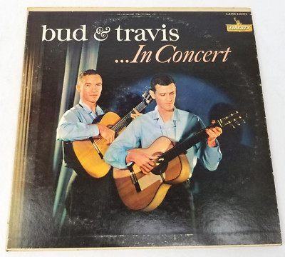 Bud & Travis...In Concert 1960 Vintage Vinyl Record LP Liberty Folk Vocal Comedy