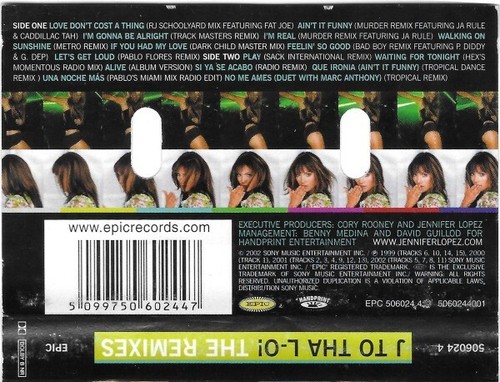 J.Lo* – J To Tha L-O! (The Remixes), Original Cassette, Europe Version - Picture 2 of 5