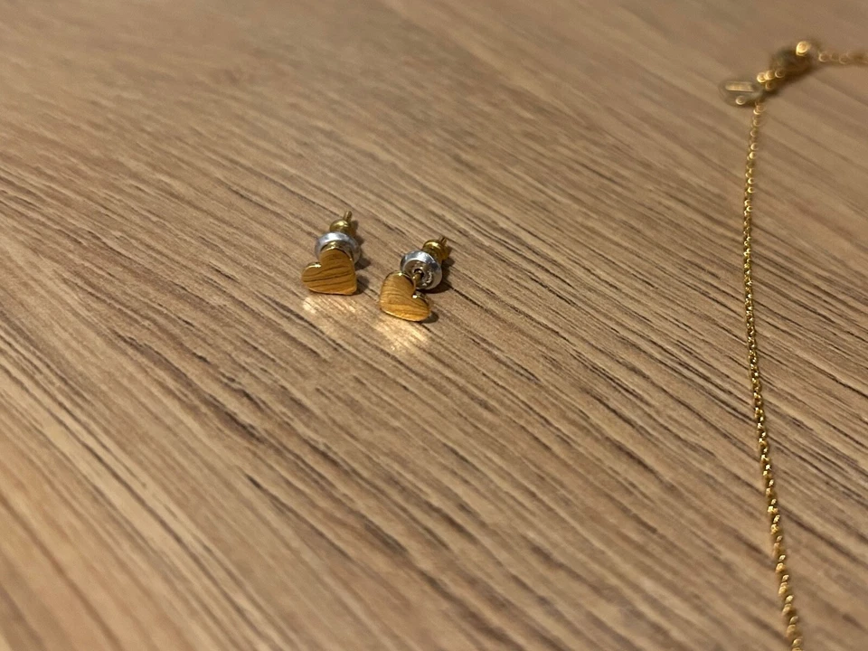 Z for Accessorize: Schmuckset „Herz“ – vergoldet – Kette, Ohrringe & Armband - Bild 3 von 4