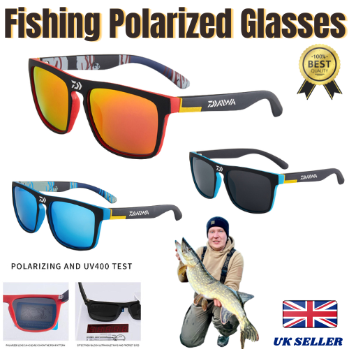 FISHING Polarized Sunglasses UV400 Carp Fishing Course Fishing + Free