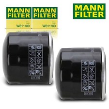 2X MANN W 811/80 ÖLFILTER FÜR OPEL HYUNDAI I30 I20 ISUZU KIA CEE'D RIO 1962769C2