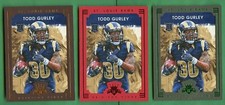 TODD GURLEY 2015 GRIDIRON KINGS FOOTBALL ROOKIE CARDS RED GREEN RAMS (FALCONS)