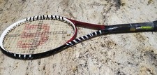 Wilson Ncode W6 Wild Crimson grip 4 1/4, 4 3/8, strung new grip with case