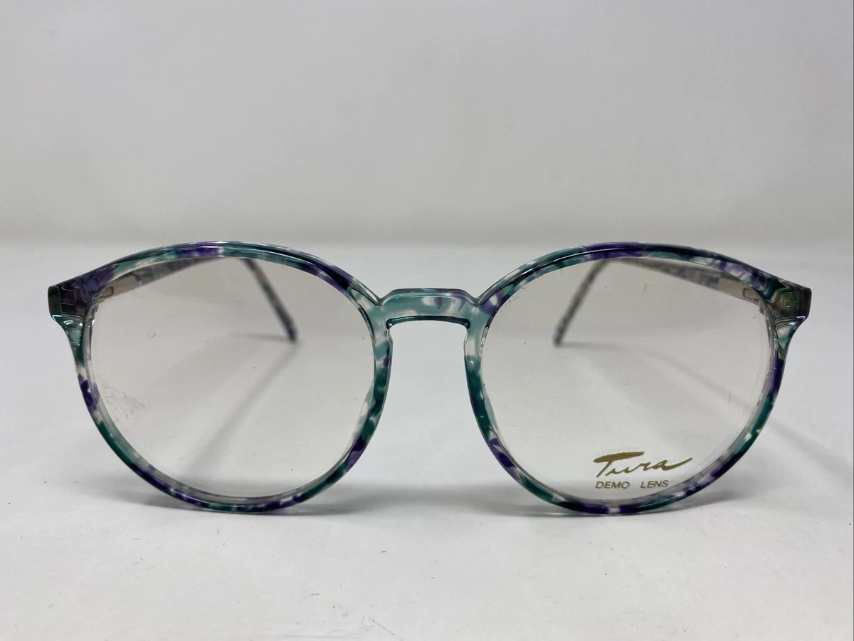 Tura Mod 585 MAU Eyeglasses Purple Clear FRAMES ONLY 50-14-135 Excellent Cond Tura R150 Eyeglasses | FramesDirect.com main image 4