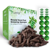200 Pcs Seed Pod Kits, Replacement Root Growth Sponges Seed Pods, Seed Starter S 0.22 per gallon