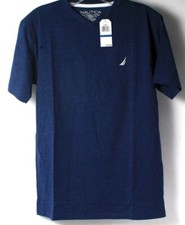 1 Count Nautica Navy Blue Comfort T- Shirt Model NSSDA20F Boy's Size Ex-Large