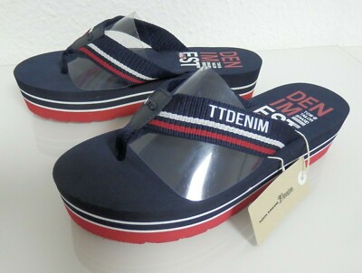  Flip flops Tom Tailor FM dark blue size 39, 40, 41, 42 new