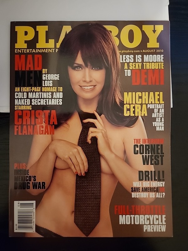 August 2010 Playboy Magazine 