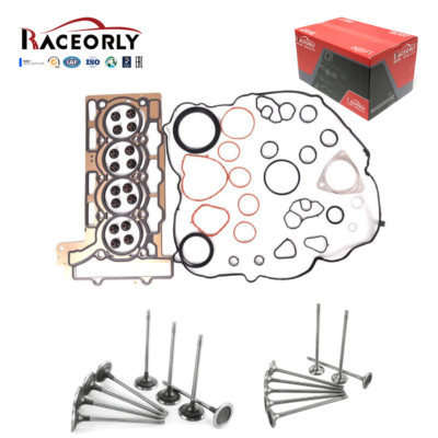 RACEORLY Engine Rebuild Gasket & Valve For Mini Cooper R55 R56 R60 N12 N16 1.6