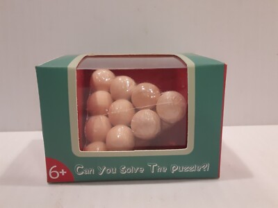 New Wooden Puzzle ''Can You Solve The Puzzle?''  12 Different Puzzles 6 years+