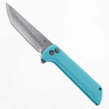North Mountain Blades CHOP 2 Folding Knife Sky Blue G10 Handle SLD-Magic 