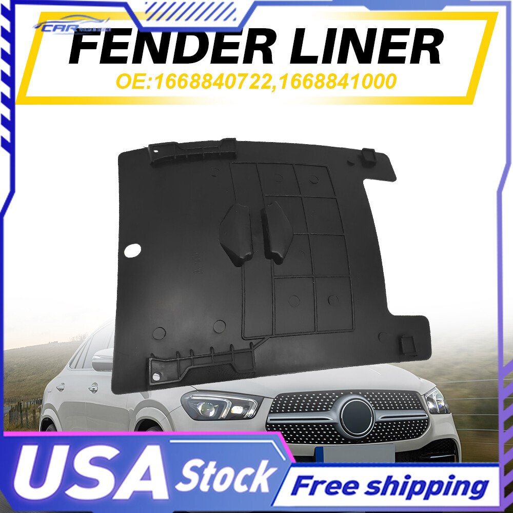 1x For 2016 2017 Mercedes-Benz GLE350 GLE400 Black Fender Liner Access Cover L/R