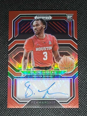 2021-22 Panini Prizm Basketball DP DAJON JARREAU RC 89/199 AUTO RED PRIZM ROOKIE
