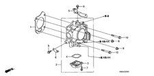Honda Acord  2006 Throttle Body Lower Gasket