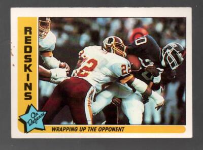 1985 Fleer Team Action Wrapping Up Opponent Washington Redskins #83 Near Mint