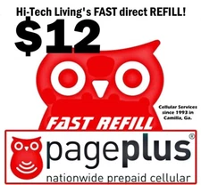 Page Plus $12 Refill DIRECT ELECTRONIC ONLINE REFILL / RE-UP