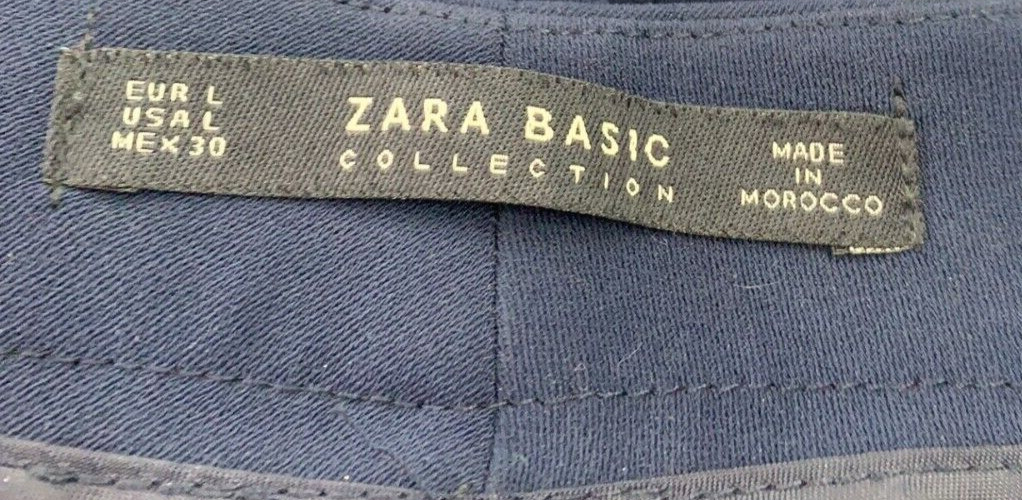 zara basic collection women's pants pearl buttons… - image 7
