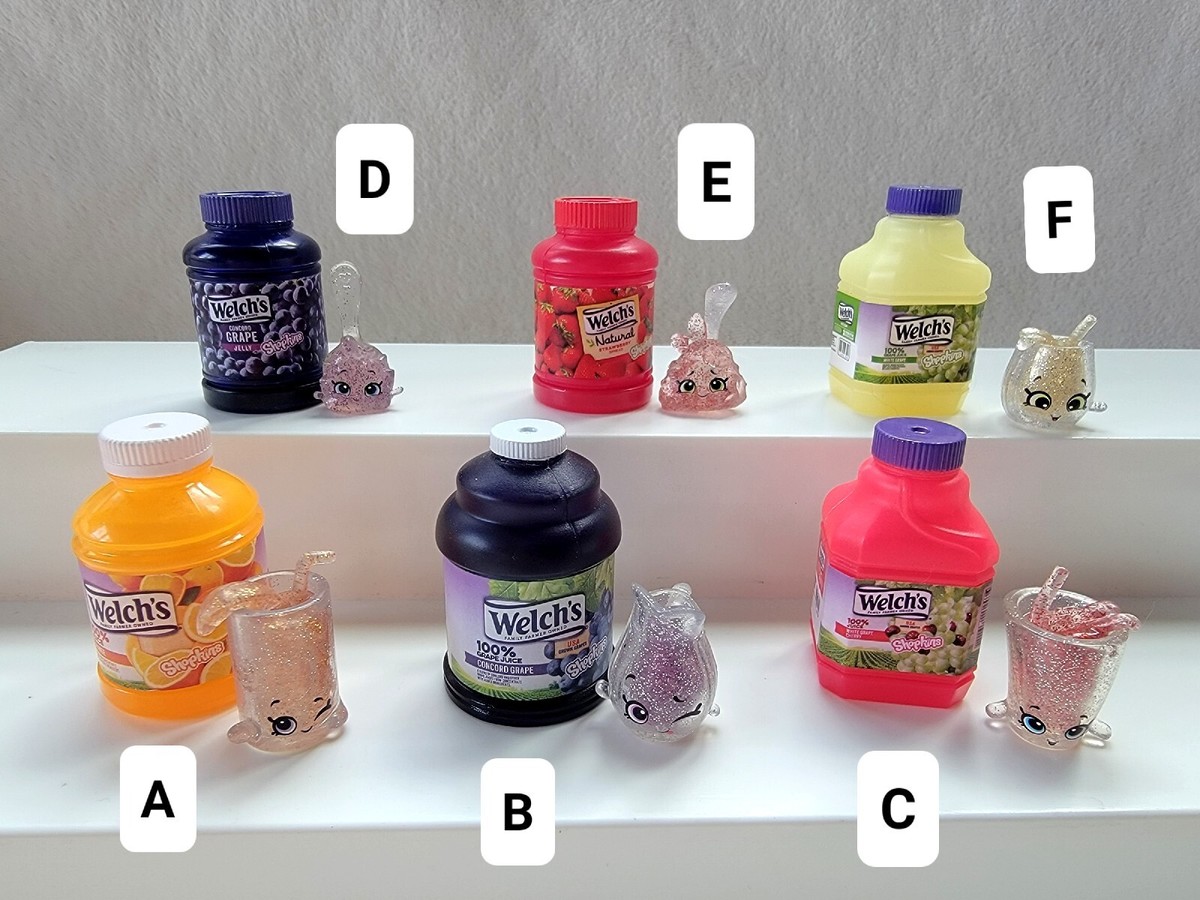 Shopkins Real Littles GLITTER Welch's *NEW* Juice Jelly