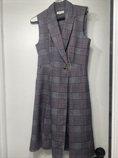 calvin klein womens sleeveless wrap dress