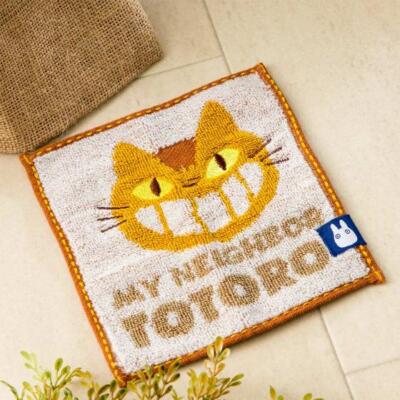 My Neighbor Totoro Cotton Mini Towel Cat Bus 15×15cm Studio Ghibli Japan