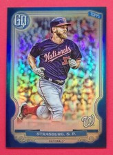 2020 Gypsy Queen Stephen Strasburg 081/150 Chrome Box Toppers Blue Refractors