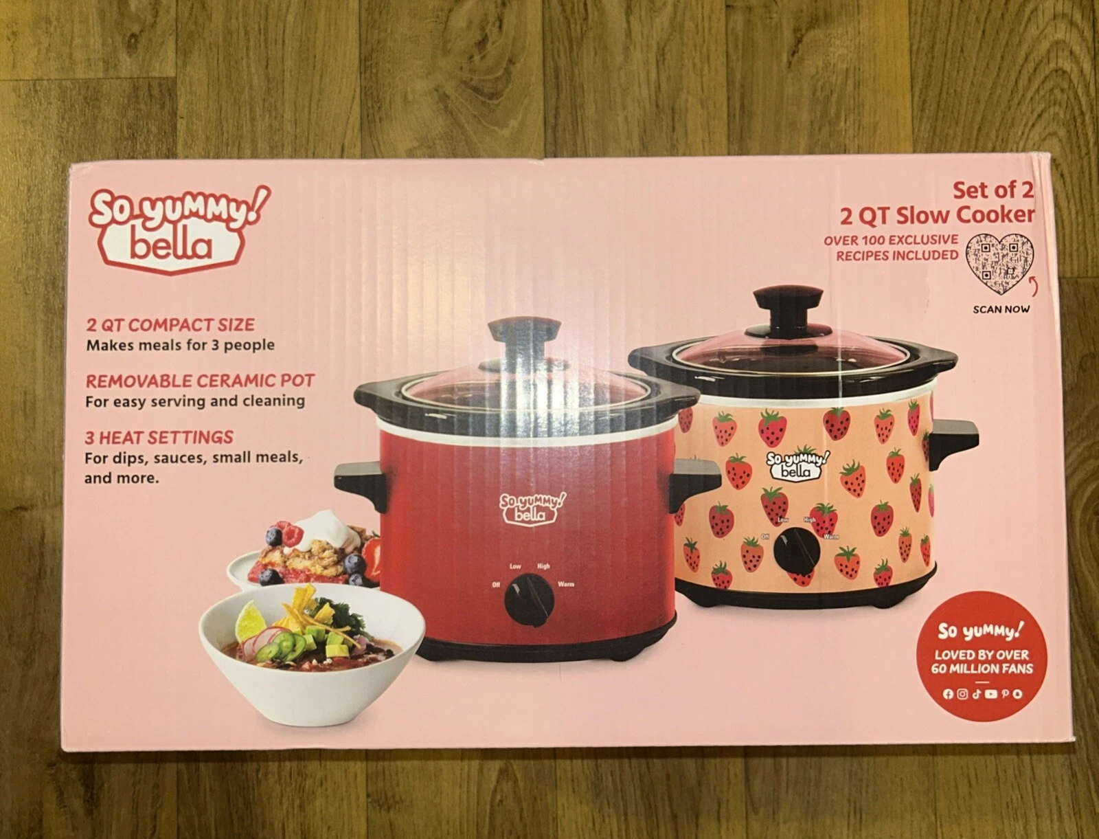 New Slow Cooker 2 QT Set Of 2 With 100 Exclusive Recipes Target Exclusive