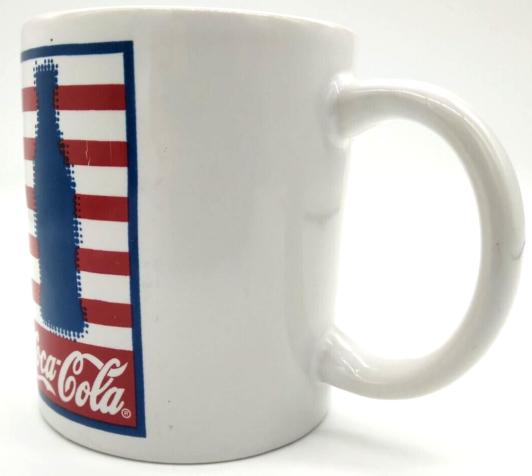 Coca Cola Coffee Mug Cup Gibson 2003 Coke Red White Blue Coffee Mug Vintage  | eBay