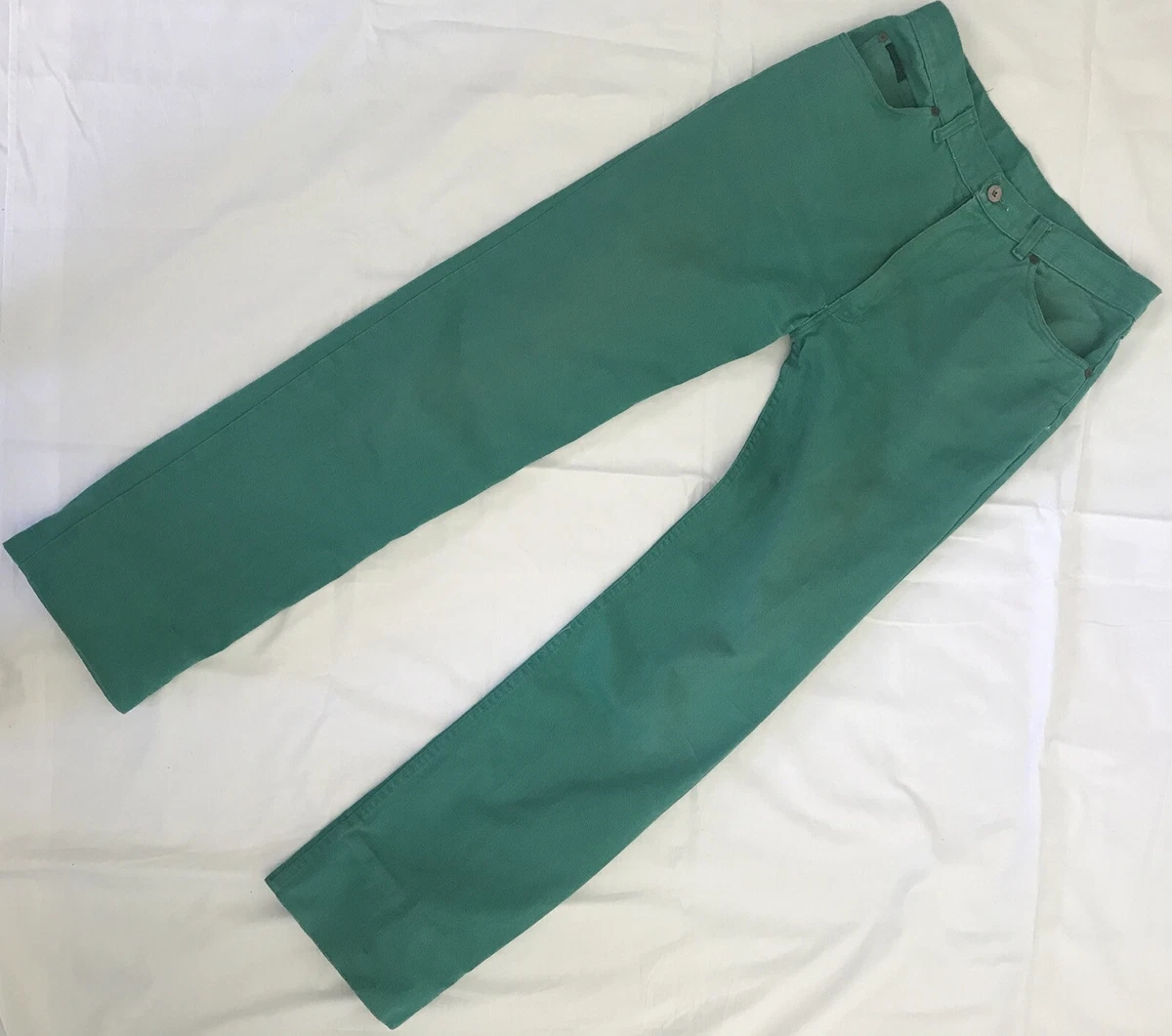 Green cotton sale jeans
