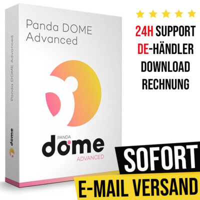 Panda Dome Advanced 2026 | 1PC, 3PC, 5PC, 10PC,Unbegrenzte User | 1, 2, 3 Jahre
